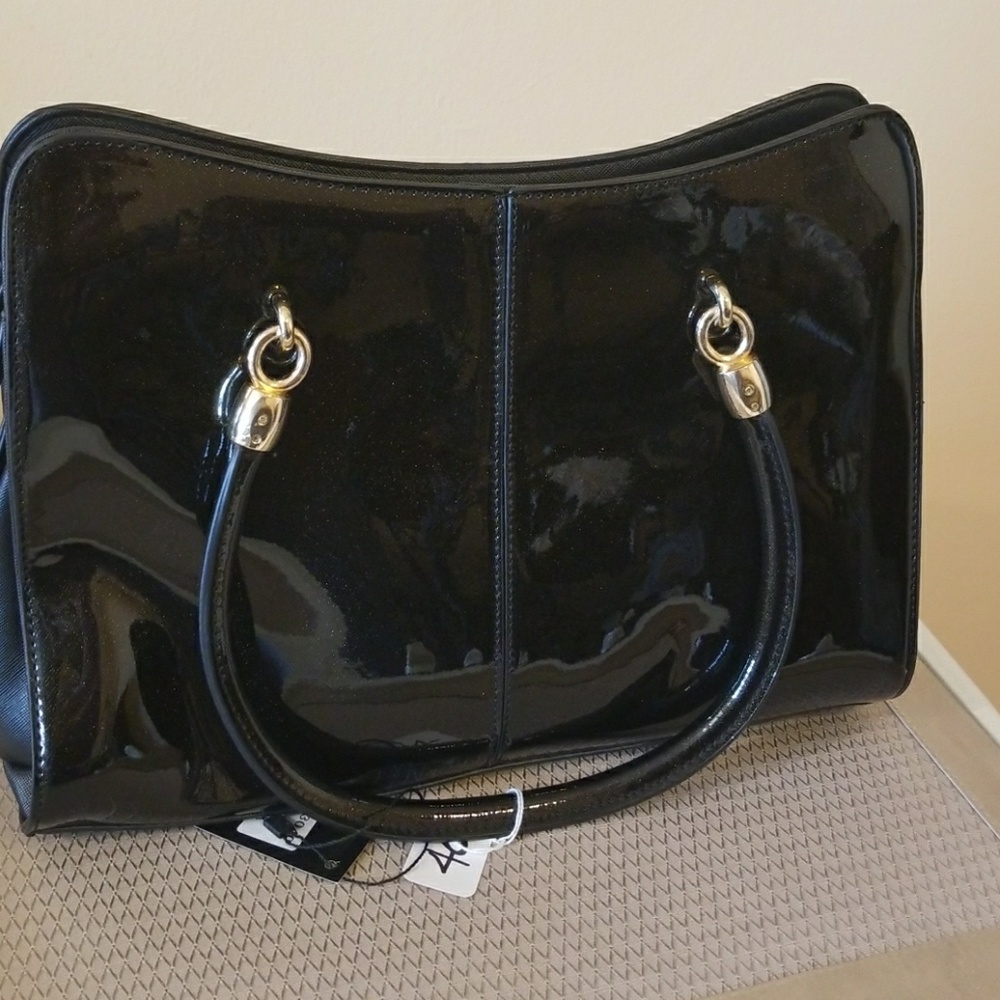 Black Patent Handbag